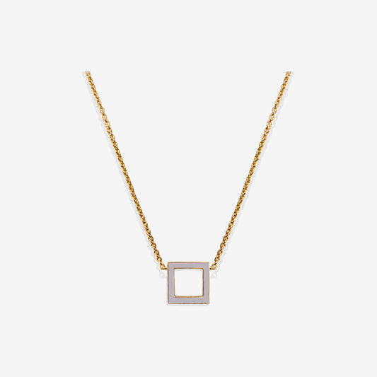 COLLANA COOL GRAY SQUARE