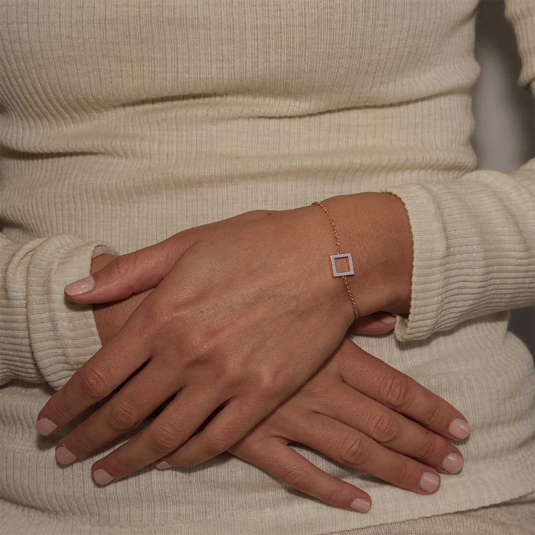 BRACCIALE COOL GRAY - SQUARE