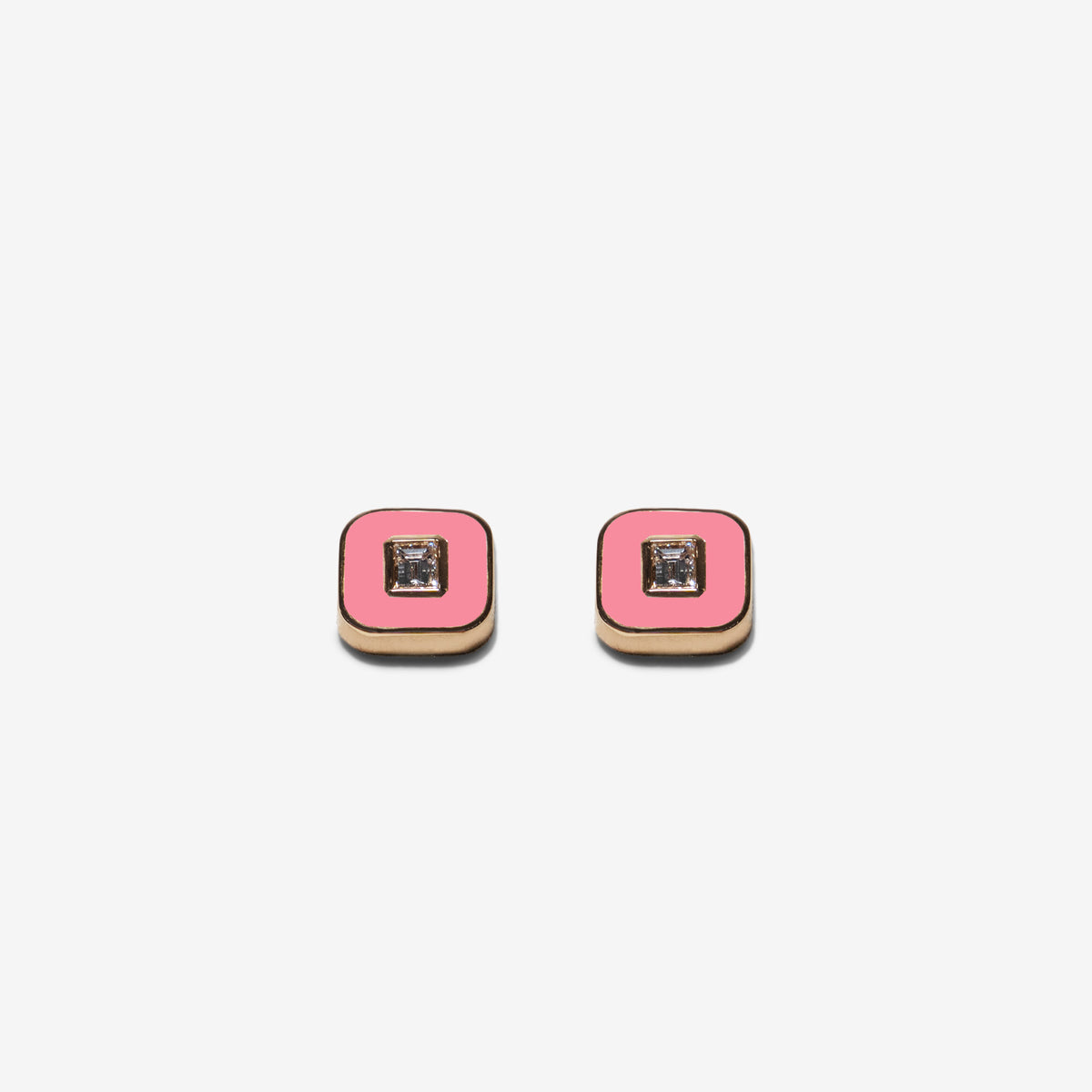 ORECCHINI ROSA FLUO - FLAT