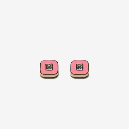 ORECCHINI ROSA FLUO - FLAT