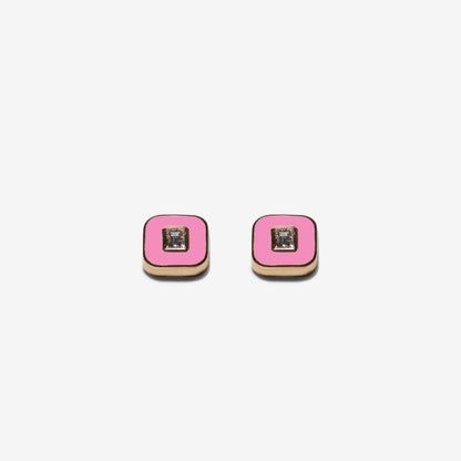 FLOURESCENT PINK  EARRINGS FLOURESCENT PINK  FLAT