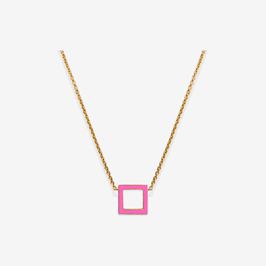 COLLANA ROSA FULO SQUARE