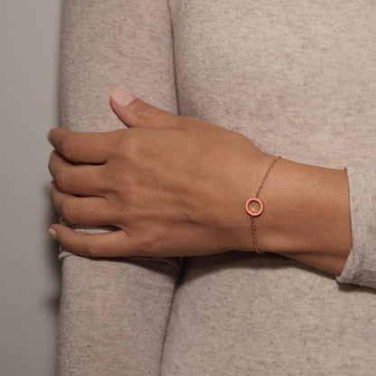 BRACCIALE ROSA SALMONE - INSIDE THE COLOR