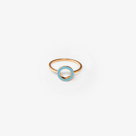 ROUND RING LIGHT BLUE - FRAME