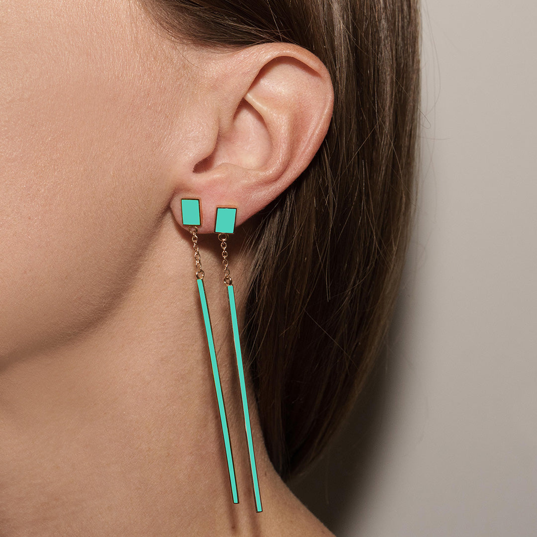 PENDENTI TURCHESE - FLOATING EARRINGS