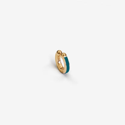 teal  Earring - Ear Cuff