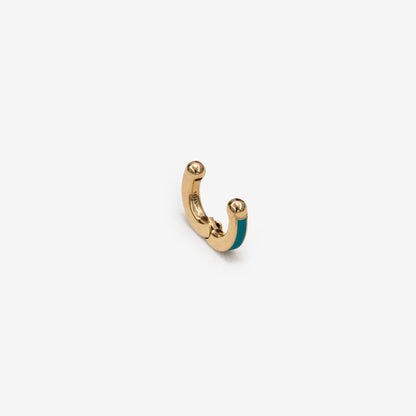 teal  Earring - Ear Cuff
