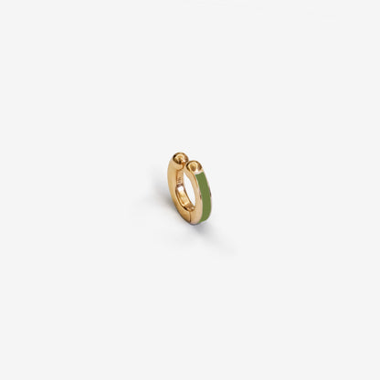 Green Earring - Ear Cuff
