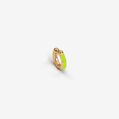 Lime Green Earring - Ear Cuff