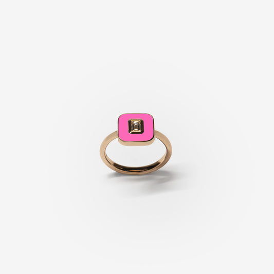 ANELLO ROSA FLUO - FLAT