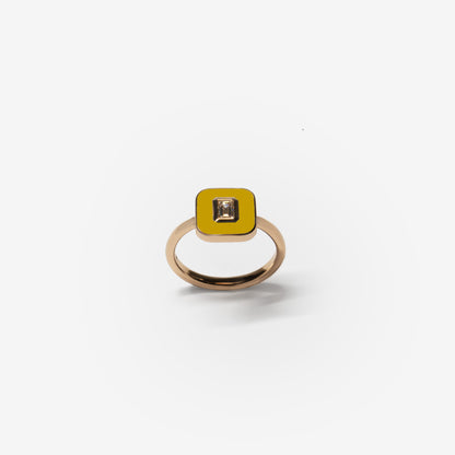 MUSTARD RING - FLAT