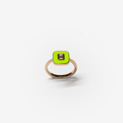 ANELLO VERDE LIME - FLAT