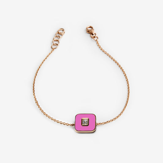 BRACCIALE ROSA - FLAT