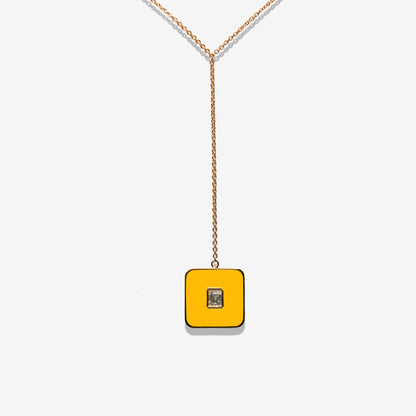 YELLOW NECKLACE - FLAT