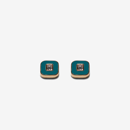 TEAL  EARRINGS TEAL  FLAT