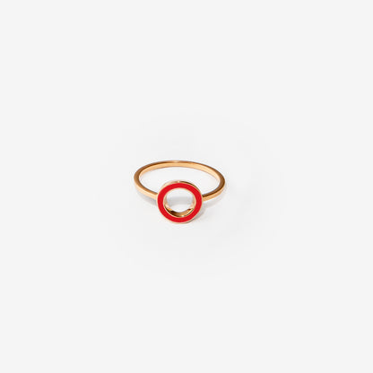 ANELLO TONDO ROSSO - FRAME