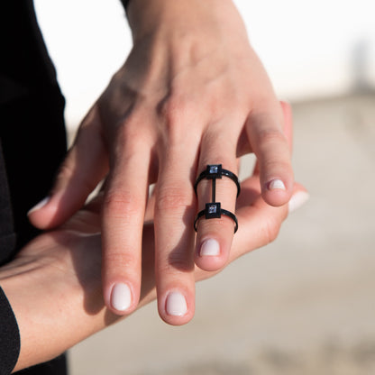 Anello con Diamanti a fascia