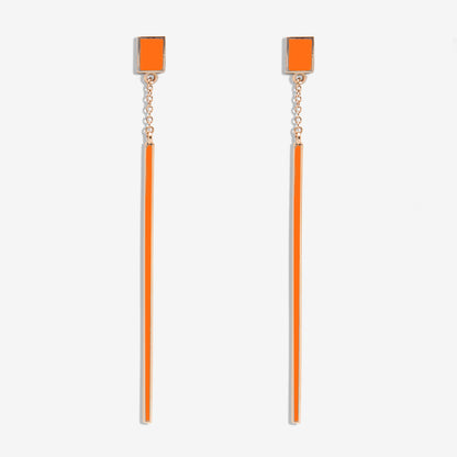 ORANGE DROP - FLOATING EARRINGS