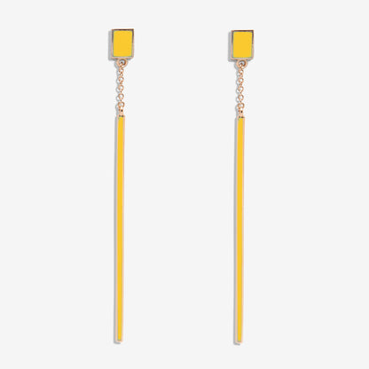 YELLOW DROP - FLOATING EARRINGS